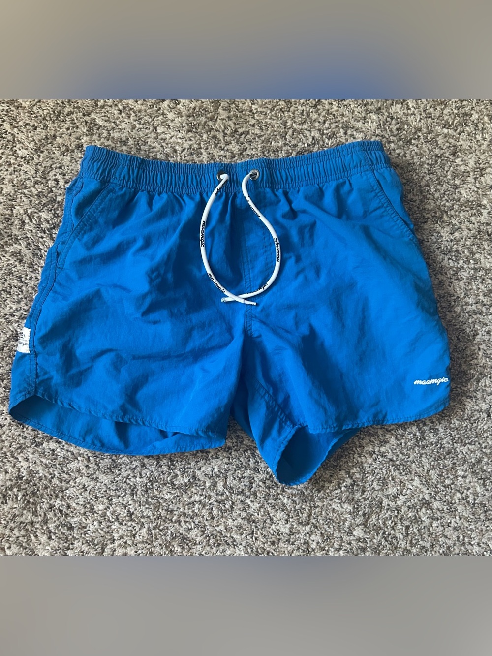 Maamgic Men's Blue Quick Dry Swim Trunks